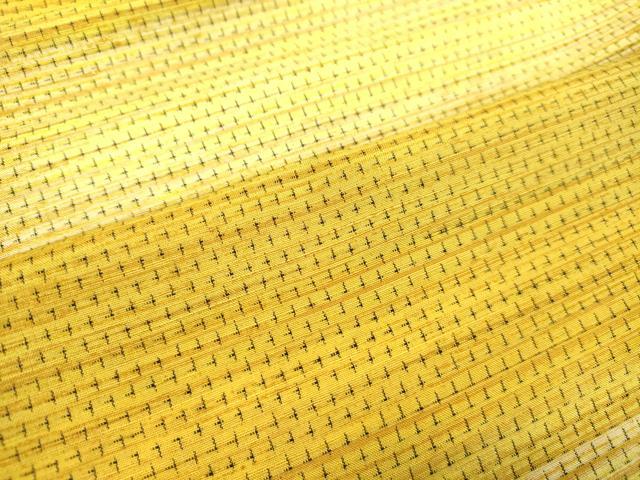 平和屋着物●上質な紬 横段文 正絹 逸品 DAAT1429tw