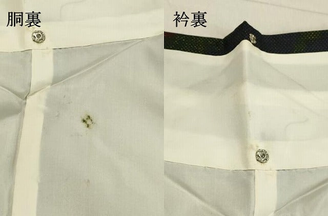 平和屋着物●本場大島紬 7マルキ 草花文 正絹 逸品 DAAT1431tw