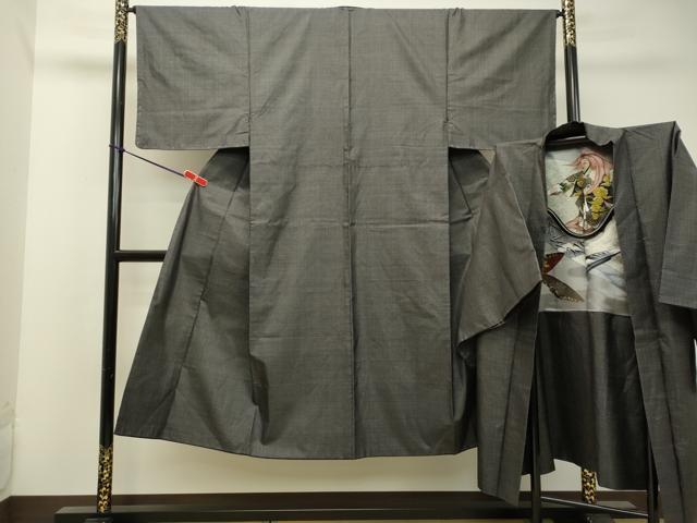 平和屋着物●男性 本場大島紬 アンサンブル 80亀甲 総詰め 正絹 逸品 DAAT1472tw