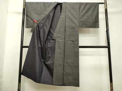 平和屋着物●男性 本場大島紬 アンサンブル 80亀甲 総詰め 正絹 逸品 DAAT1472tw