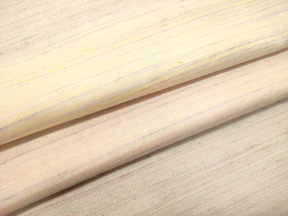 平和屋着物●紅花紬 米沢 横段文 正絹 逸品 DAAT1480tw