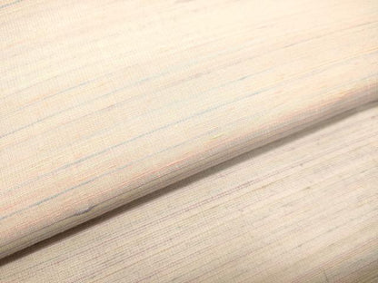 平和屋着物●紅花紬 米沢 横段文 正絹 逸品 DAAT1480tw