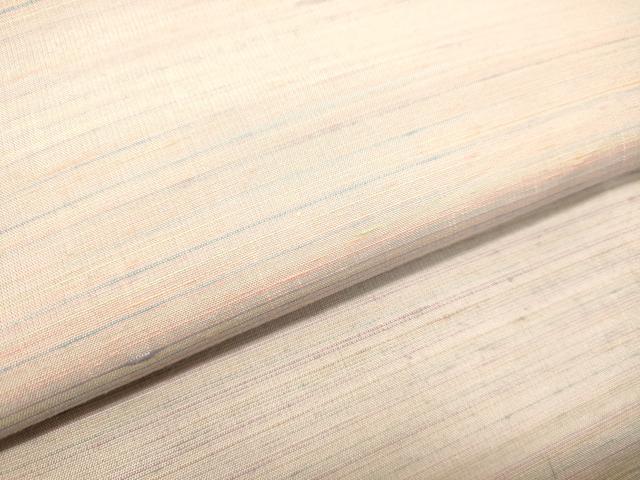 平和屋着物●紅花紬 米沢 横段文 正絹 逸品 DAAT1480tw