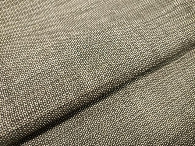 平和屋着物●男性 本場大島紬 アンサンブル 120亀甲 総詰め 正絹 逸品 DAAT1488tw