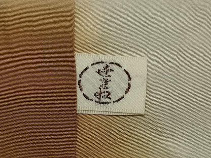 平和屋着物●銀座世きね 上質な紬 変わり市松文様 正絹 逸品 DAAT1498tw