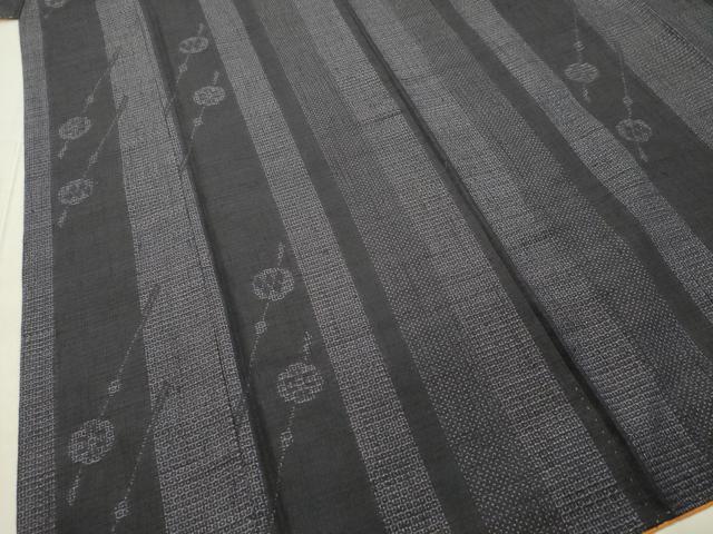 平和屋着物●結城紬　80亀甲　簪　正絹　逸品　DAAT1499tw