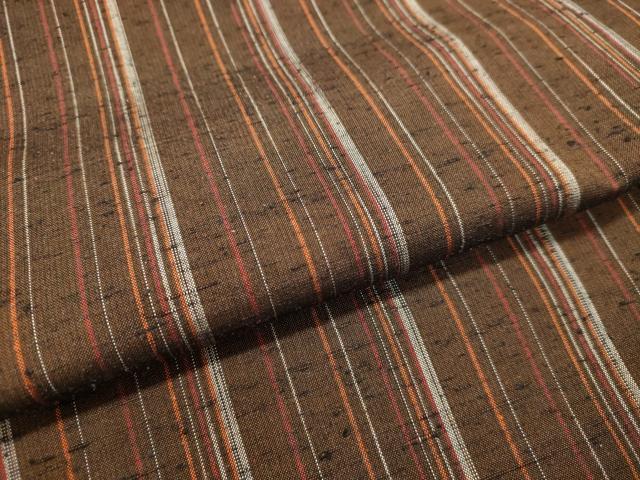 平和屋着物●上質な紬　間道　正絹　逸品　未使用　DAAT1503tw