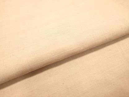 平和屋着物●上質な紬 洗柿色 反端付き 正絹 逸品 DAAT1505tw