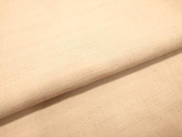平和屋着物●上質な紬 洗柿色 反端付き 正絹 逸品 DAAT1505tw