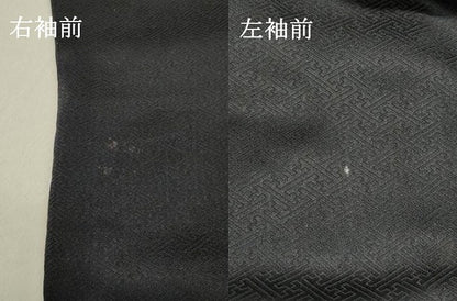 平和屋着物●訪問着 絞り 宝尽くし文 黒地 銀座越後屋扱い 正絹 逸品 DAAT1520tw