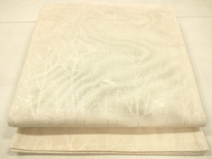 平和屋着物＊夏物 六通柄袋帯 樹林文 銀糸 正絹 逸品 DAAT1543cm