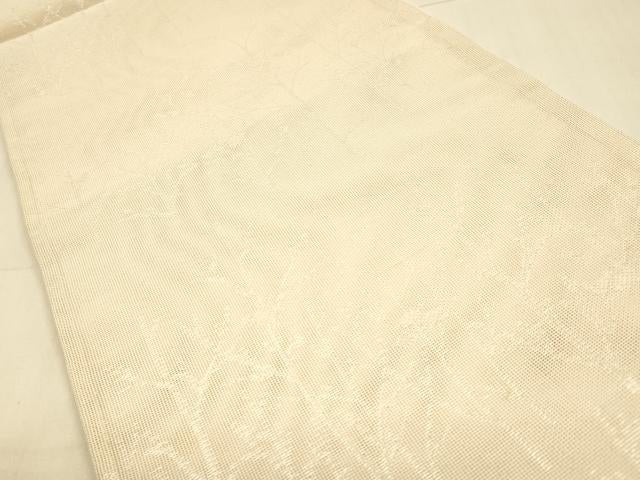 平和屋着物＊夏物 六通柄袋帯 樹林文 銀糸 正絹 逸品 DAAT1543cm