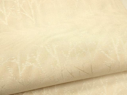 平和屋着物＊夏物 六通柄袋帯 樹林文 銀糸 正絹 逸品 DAAT1543cm