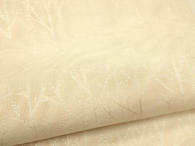 平和屋着物＊夏物 六通柄袋帯 樹林文 銀糸 正絹 逸品 DAAT1543cm