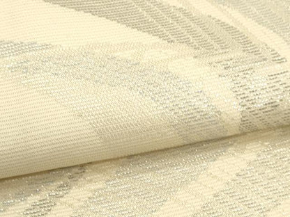 平和屋着物＊夏物　六通柄袋帯　流水文　銀糸　正絹　逸品　DAAT1547cm
