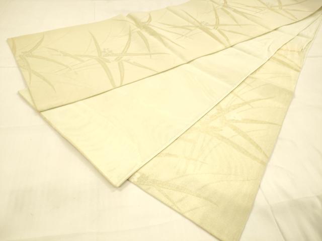 平和屋着物＊夏物 六通柄袋帯 草花文 金銀糸 正絹 逸品 DAAT1673cm