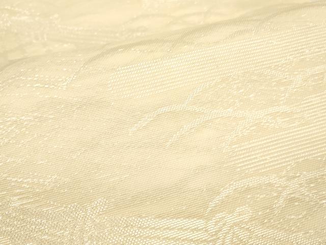平和屋着物＊夏物 六通柄袋帯 籬草葉文 正絹 逸品 DAAT1992cm