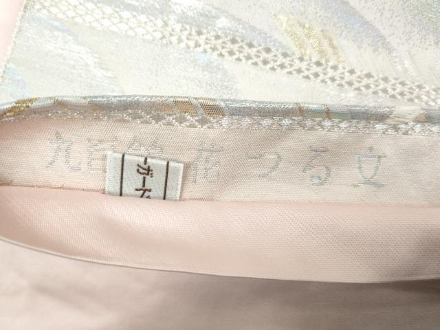 平和屋着物◎六通柄袋帯　唐織　九百錦　花つる文　オーロラ箔　正絹　逸品　DAAT2280qa