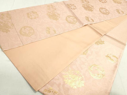 平和屋着物◎六通柄袋帯　松竹梅　四君子　金糸　正絹　逸品　DAAT2343qa