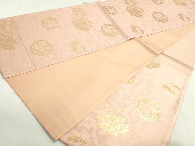 平和屋着物◎六通柄袋帯　松竹梅　四君子　金糸　正絹　逸品　DAAT2343qa