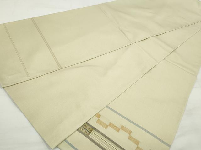 平和屋着物◎太鼓柄袋帯 幾何学文様 正絹 逸品 DAAT2696qa