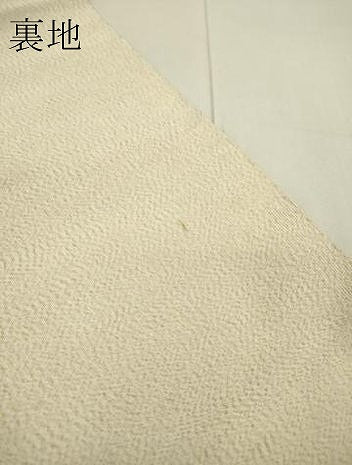 平和屋着物●手織綴れ 山鹿清華 太鼓柄袋帯 重ね山文 金銀糸 正絹 逸品 DAAT3228fe