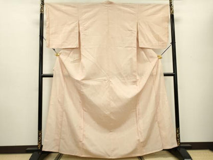 平和屋着物▽本塩沢　単衣　110亀甲　幾何学文様　正絹　逸品　DAAT3637fe