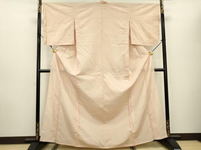 平和屋着物▽本塩沢　単衣　110亀甲　幾何学文様　正絹　逸品　DAAT3637fe