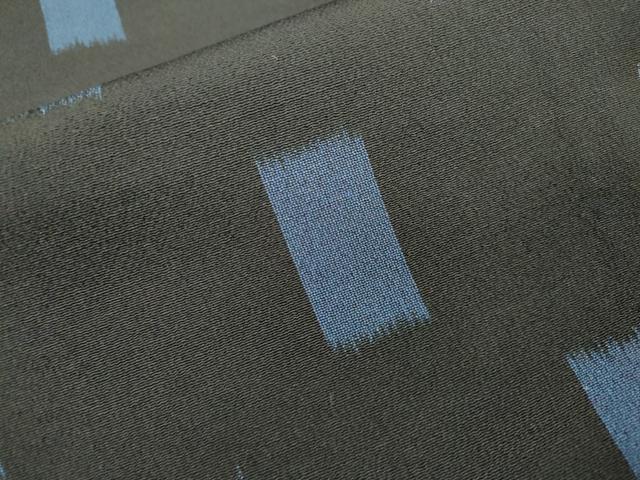 平和屋着物▽上質なお召 単衣 短冊文 正絹 逸品 DAAT3641fe