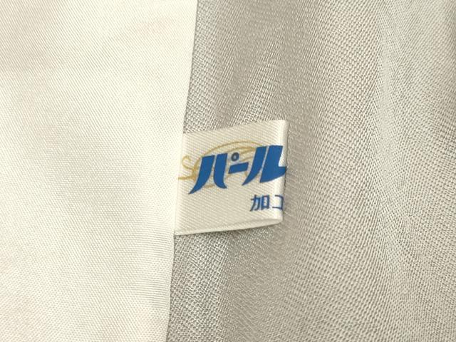平和屋着物▽訪問着　単衣　駒刺繍　狩猟花鳥文　銀彩　正絹　逸品　DAAT4421du