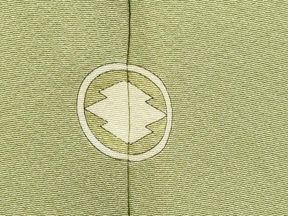 平和屋着物▽上質な色無地 単衣 メロンイエロー色 正絹 逸品 DAAT4426du