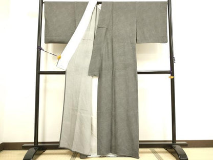 平和屋着物▽江戸小紋 単衣 鮫小紋柄 やまと謹製 正絹 逸品 DAAT4427du