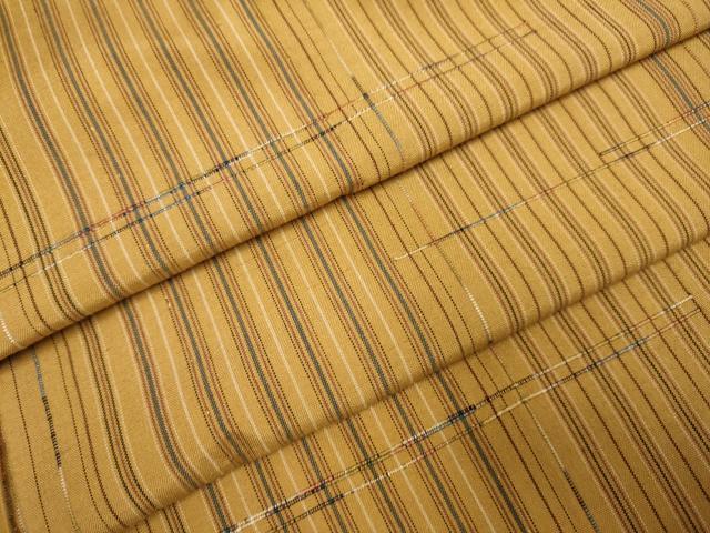 平和屋着物▽上質な紬 単衣 間道 正絹 逸品 DAAT4430du