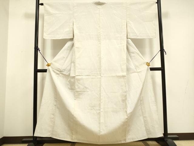 平和屋着物▽本塩沢 単衣 110亀甲 斜線文 正絹 逸品 DAAT4442du