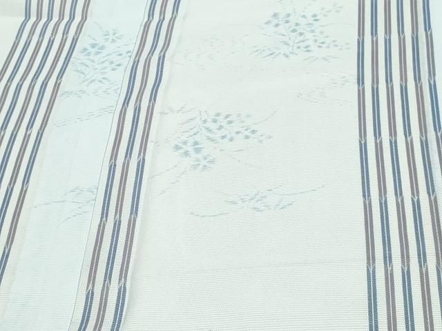 平和屋着物＊夏物 小紋 絽 草花間道 やまと誂製 洗える着物 未使用 DAAV9878sf