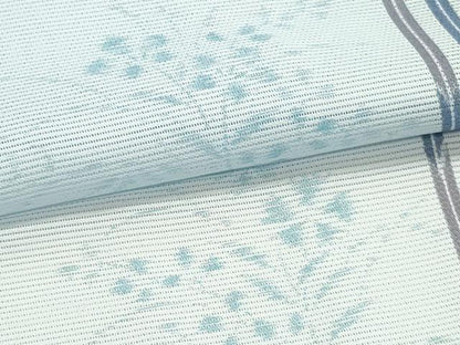平和屋着物＊夏物 小紋 絽 草花間道 やまと誂製 洗える着物 未使用 DAAV9878sf