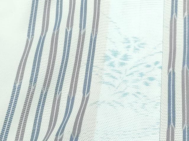 平和屋着物＊夏物 小紋 絽 草花間道 やまと誂製 洗える着物 未使用 DAAV9878sf