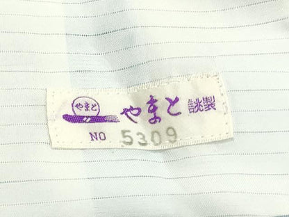 平和屋着物＊夏物 小紋 絽 草花間道 やまと誂製 洗える着物 未使用 DAAV9878sf