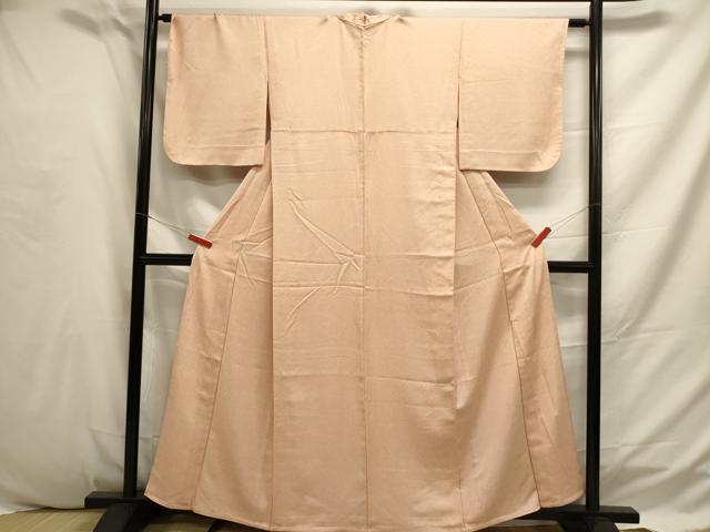平和屋着物▽上質な小紋　単衣　霞文　正絹　逸品　DAAT6518op