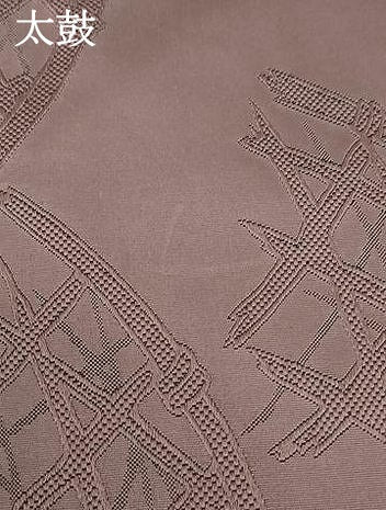 平和屋着物●綴れ 八寸名古屋帯 籬文 京紫色 正絹 逸品 DAAT7667ob