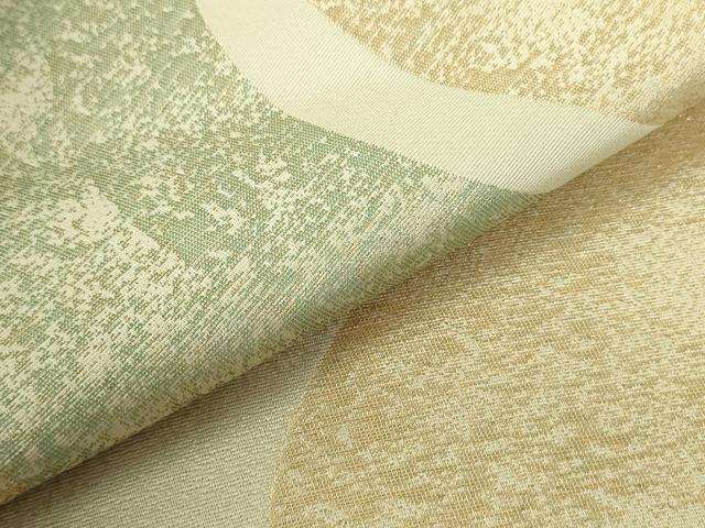 平和屋着物●ワンタッチつけ帯 都喜ヱ門 本場大島紬 花糸 変わり間道 金糸 やまと誂製 藤絹織物謹製 正絹 逸品 DAAT7743ob