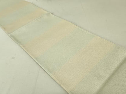 平和屋着物●両面 六通柄袋帯 花間道 金銀糸 正絹 逸品 DAAT7750ob