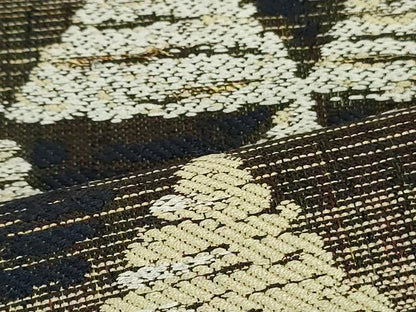 平和屋着物●六通柄袋帯 鱗文 正絹 逸品 DAAT7752ob