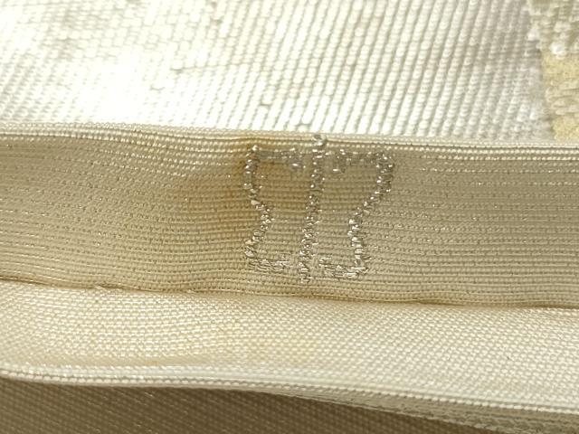 平和屋着物●西陣 川島織物 六通柄 本袋帯 松葉文 金銀糸 正絹 逸品 DAAT7880ob