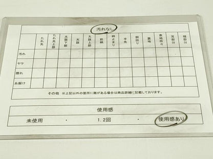 平和屋着物◎佐賀錦　六通柄袋帯　天井花菱文　金銀糸　正絹　逸品　DAAT8350qp