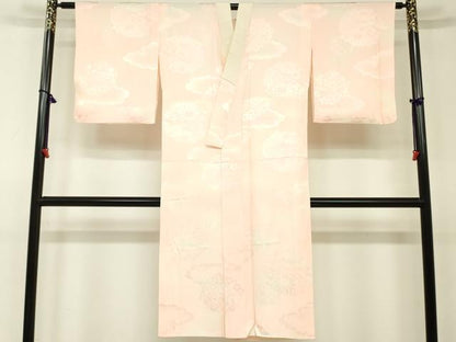 平和屋着物■長襦袢　袷　花丸地紋　暈し染め　正絹　逸品　DAAT8700zy