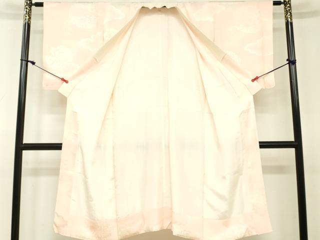 平和屋着物■長襦袢　袷　花丸地紋　暈し染め　正絹　逸品　DAAT8700zy