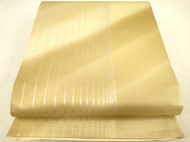 平和屋着物◎両面　全通柄袋帯　遠山文　金糸　暈し染め　正絹　逸品　DAAT8732zy
