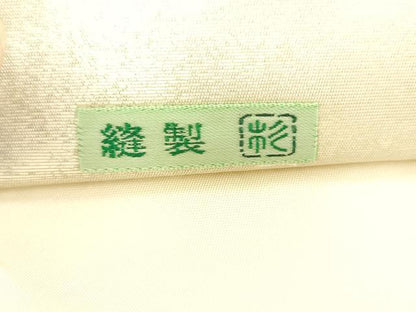 平和屋着物◎太鼓柄袋帯 総刺繍 駒刺繍 鏡裏花鳥文 金銀糸 正絹 逸品 DAAT8770zy