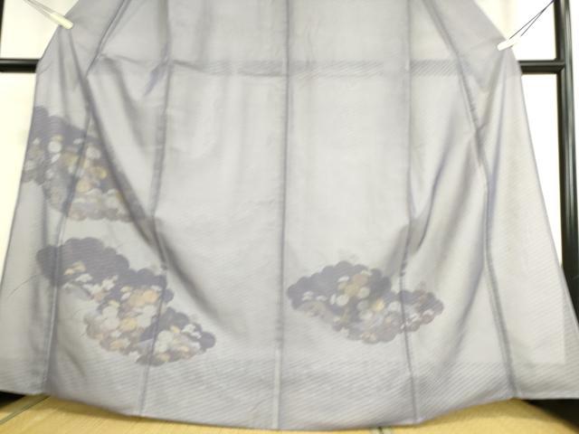 平和屋着物▽訪問着 無双 紗袷 紗×紋紗 雲取り花文 金彩 正絹 逸品 DAAT9003az